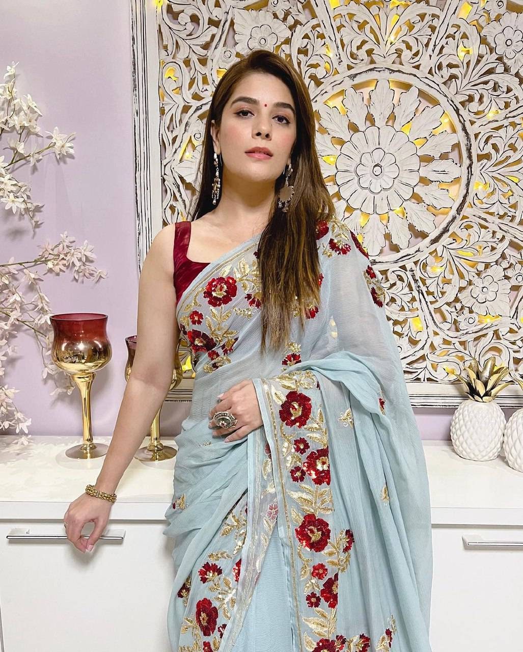 Indian Wedding Saree, Designer Saree For Women, Kanchipuram Pure Silk Saree.