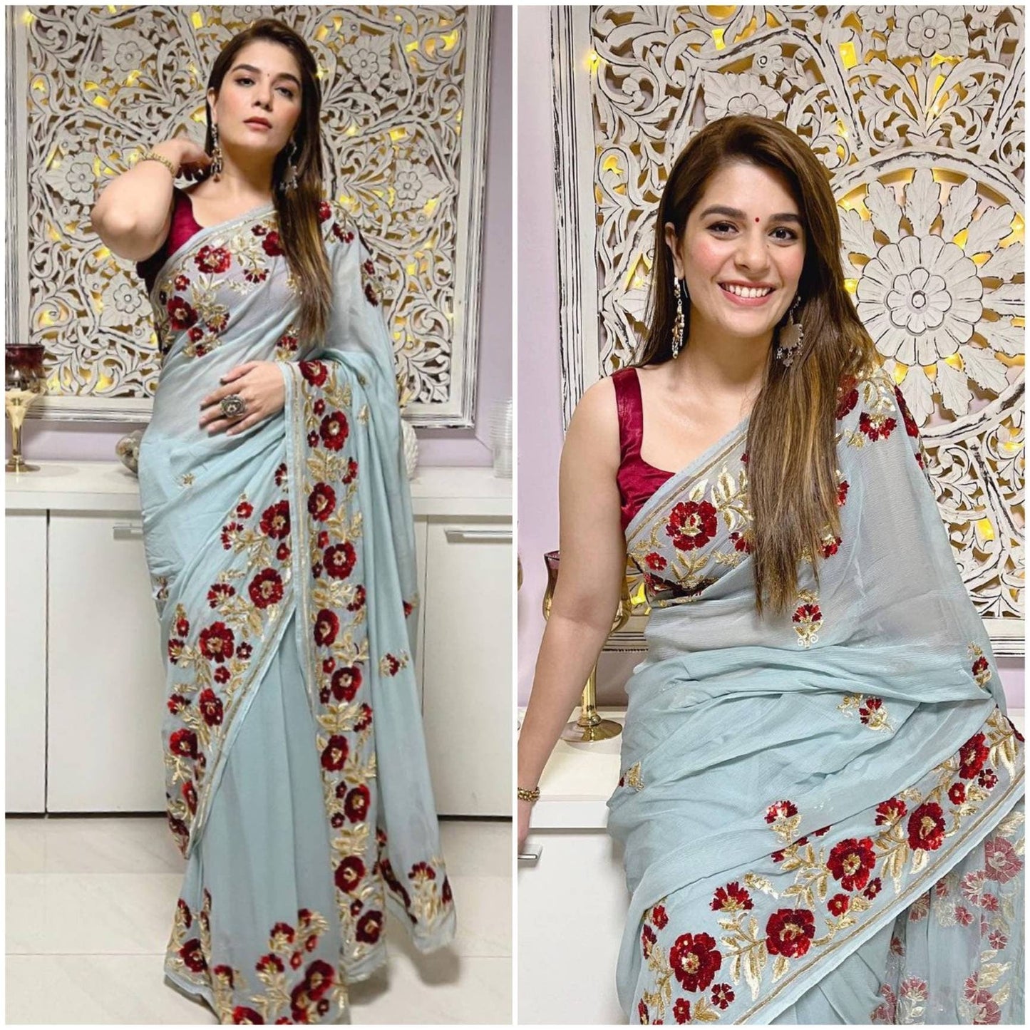 Indian Wedding Saree, Designer Saree For Women, Kanchipuram Pure Silk Saree.