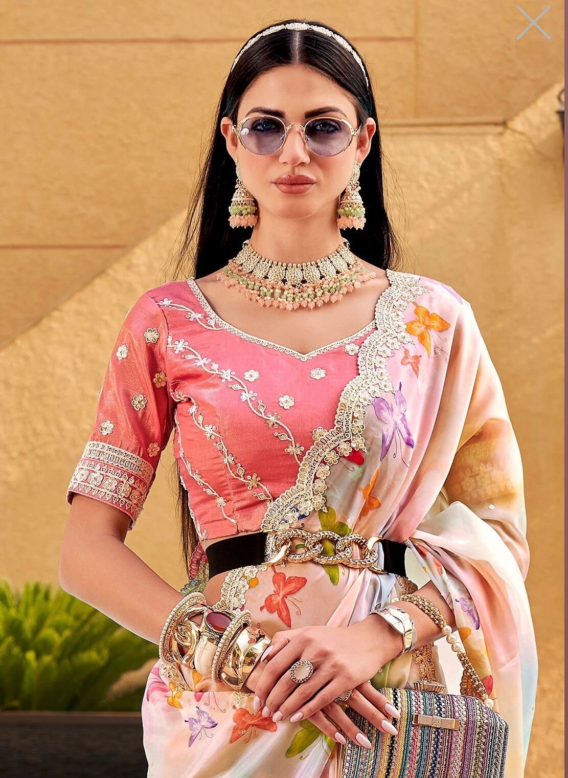 Multicolor Designer saree. Indian seque Saree Running Blouse sarees Party Wear Wedding Bridal Sari Gifts for Her Women Clothing
