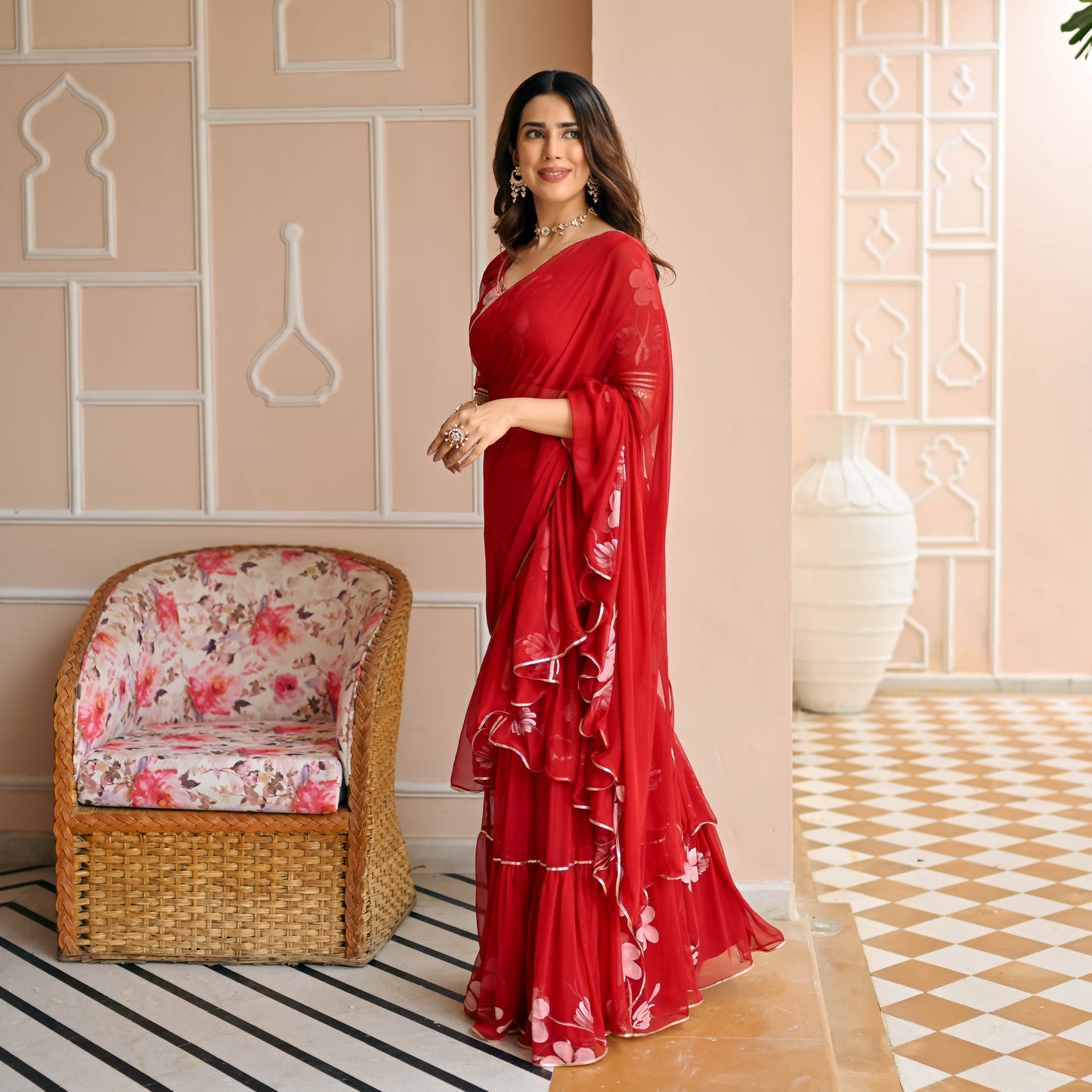Tango Draped Saree with Blouse