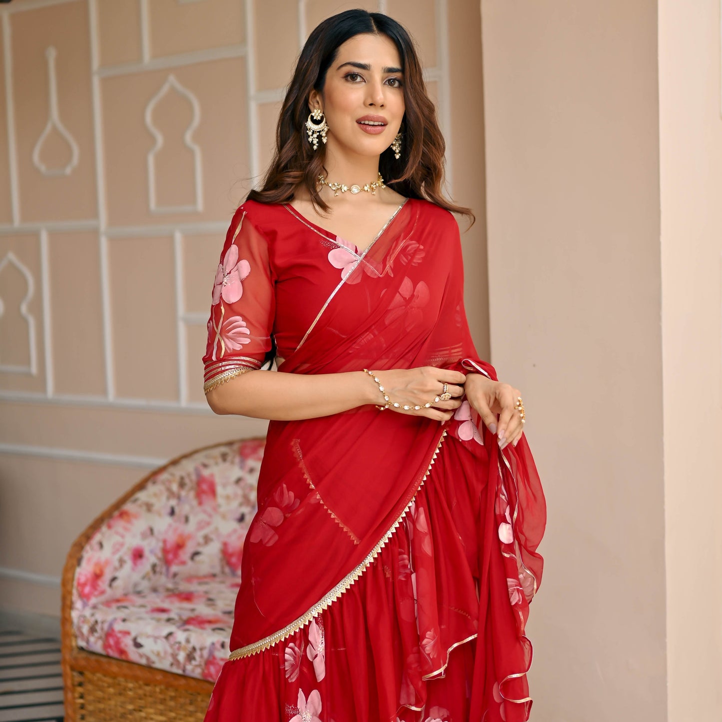 Tango Draped Saree with Blouse