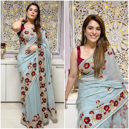 Indian Wedding Saree, Designer Saree For Women, Kanchipuram Pure Silk Saree.