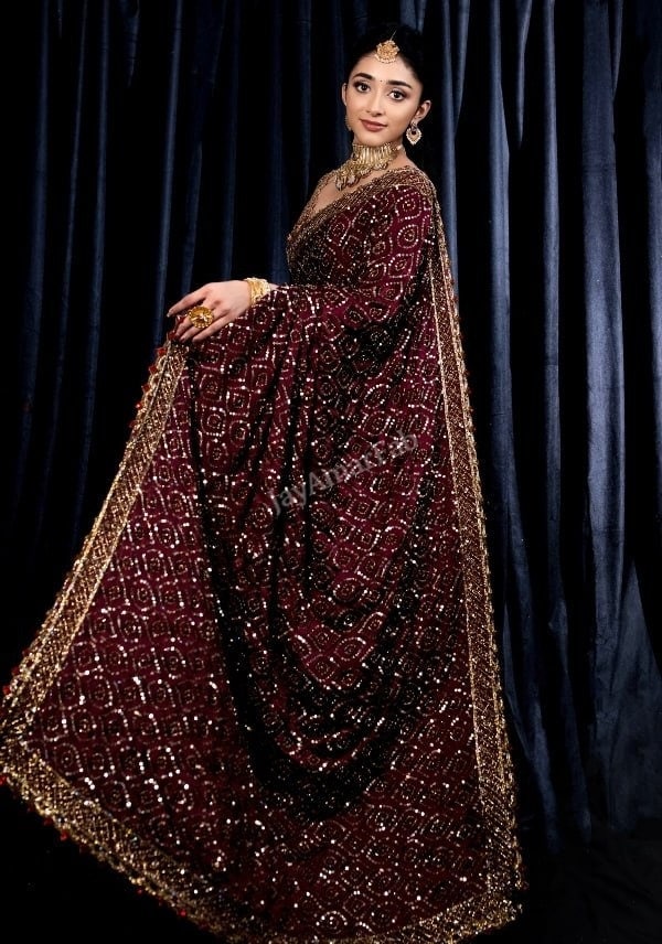 Heavy Kasturi Silk Saree With Designer Blouse, Indian Wedding Saree, Party Wear Saree, Sabyasachi Saree