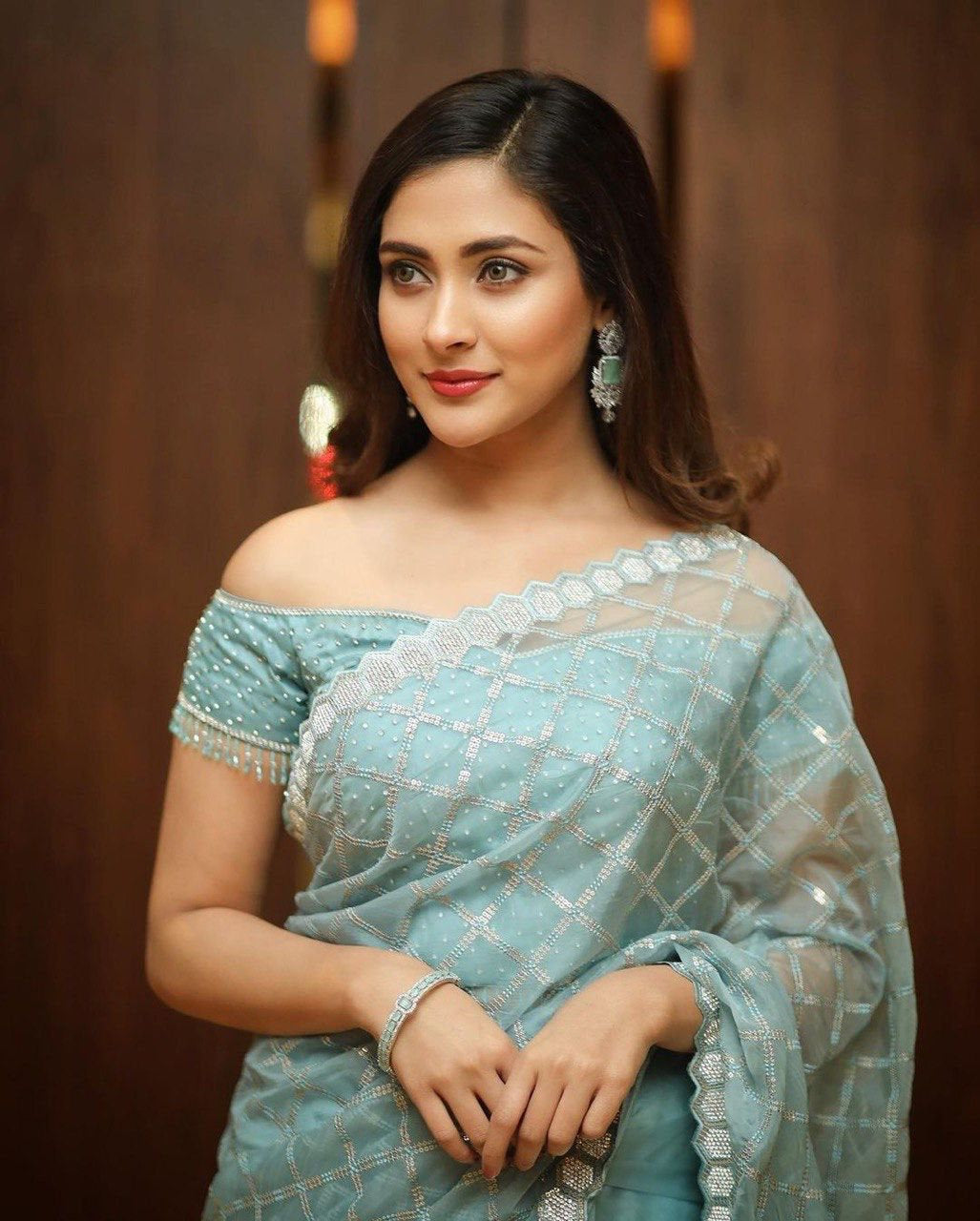 Glorious Premium Bollywood Style Georgette Sequance Saree With Lace Work, Stunning Look Saree Party Wear Saree For Special Event