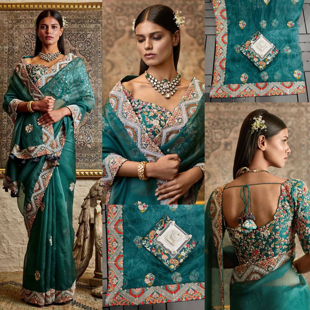 Rama Blue Color Saree, Kanchipuram Saree, Weaving Saree, Exclusive Indian Wedding Saree, Saree Blouse, Bollywood Saree,designer Saree