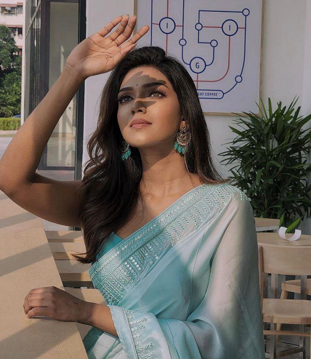 Georgette Sequence Work Saree And Full Designer Unstitched Blouse, Fancy Sari, Latest Stylish Saree Wedding Sari